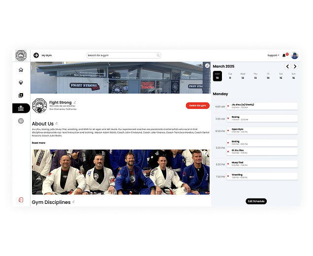 Grapple profile management interface